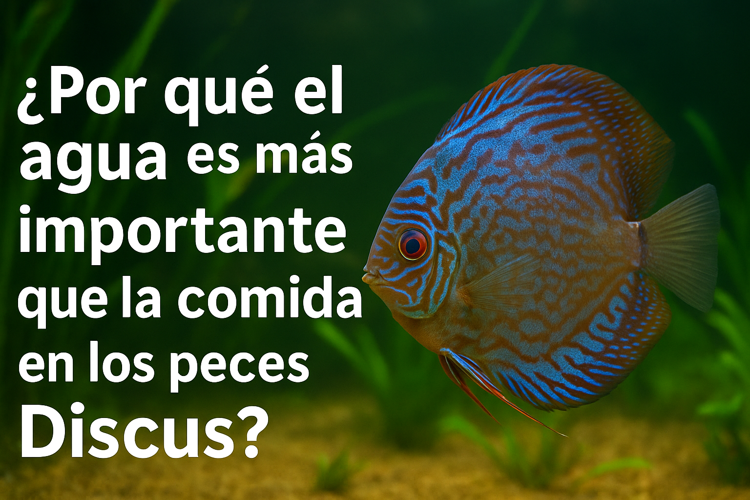 Peces Discus y la Importancia del Agua